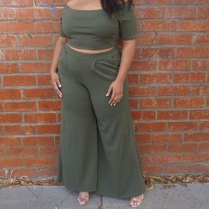 Olive two piece set